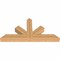 Ekena Millwork Saratoga Timber Gable Bracket, Western Red Cedar, 60"W x 30"H x 5 1/2"D x 5 1/2"F, 12/12 Pitch GBW060X30X0606SAR00SWR - alternate 4